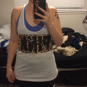 Leopard “pink” top